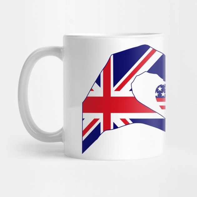 We Heart UK & USA Patriot Flag Series by Village Values